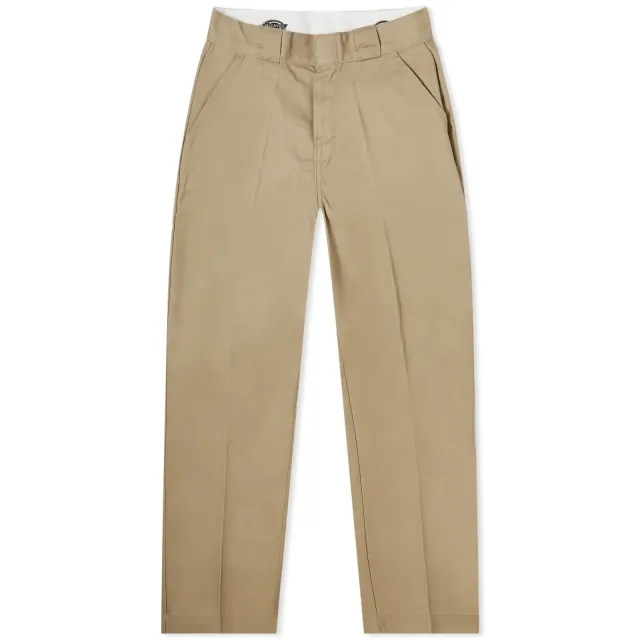 Dickies Phoenix Cropped Trousers In Beige-Neutral