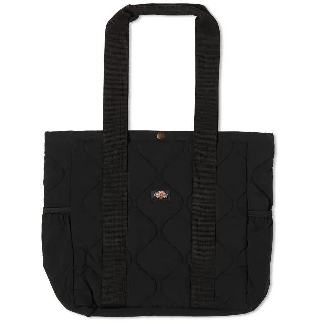 Dickies Thorsby Quilted Tote Bag In Black