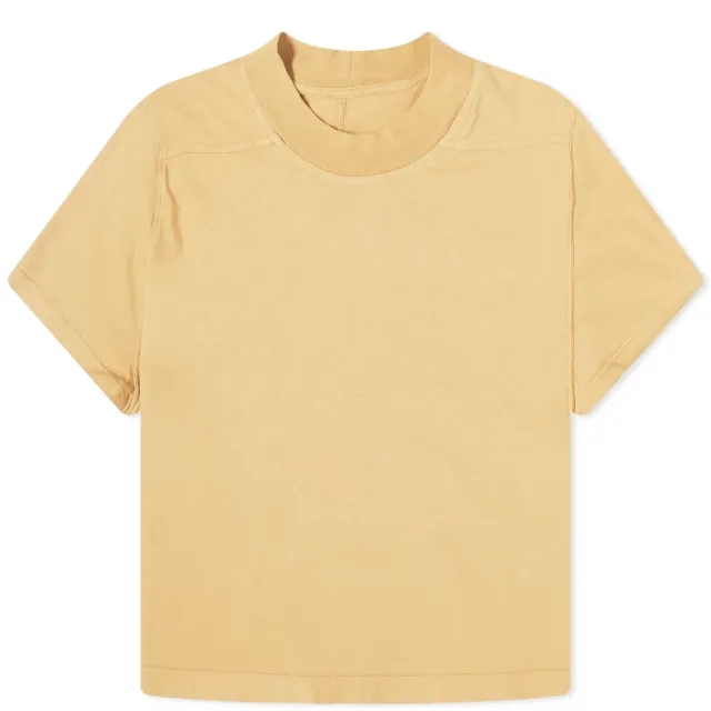 Rick Owens DRKSHDW Women's Cropped Level T-Shirt Mustard