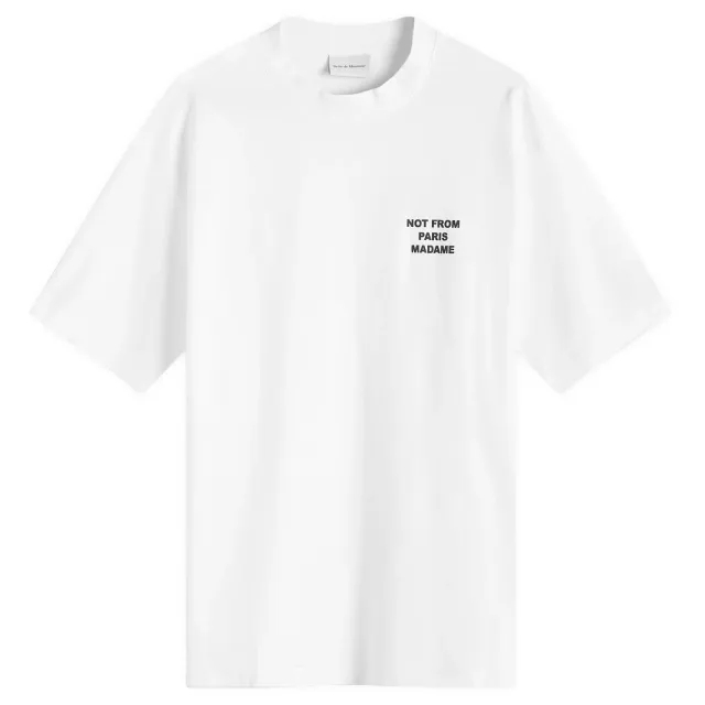 Drôle de Monsieur Le T-Shirt Slogan - Optic White