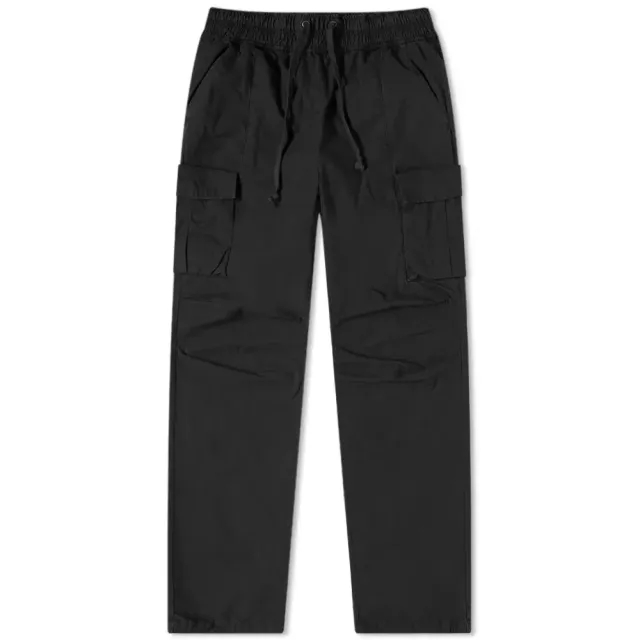 John Elliott Back Sateen Cargo Pants Men Cargo Pants Black