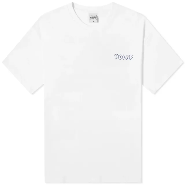 Polar Skate Co. Men's Crash T-Shirt White