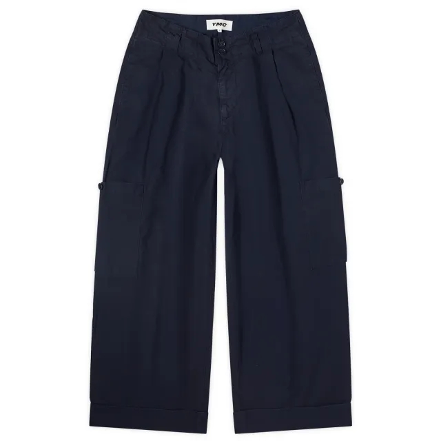 YMC Women's Grease Trousers Navy
