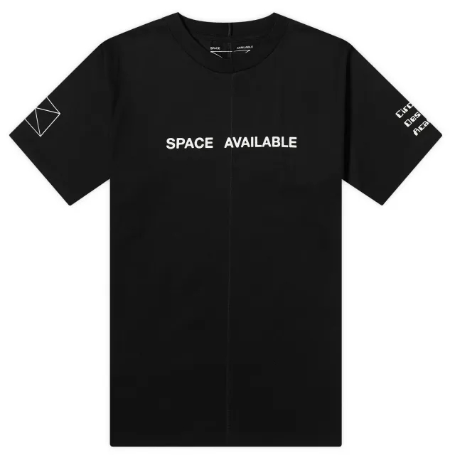 Space Available Men's SA Logo T-Shirt Black
