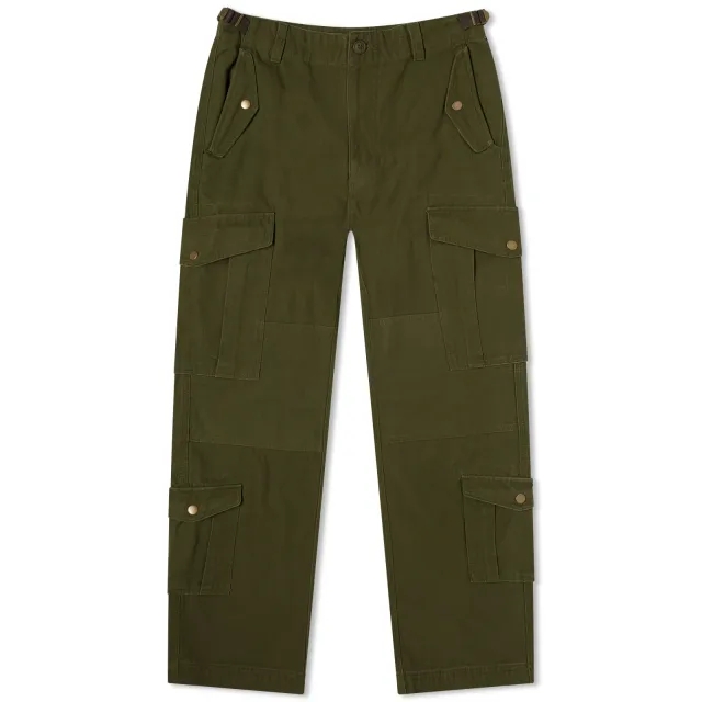 FrizmWORKS Men's Jungle Cloth Field Cargo Pants Olive