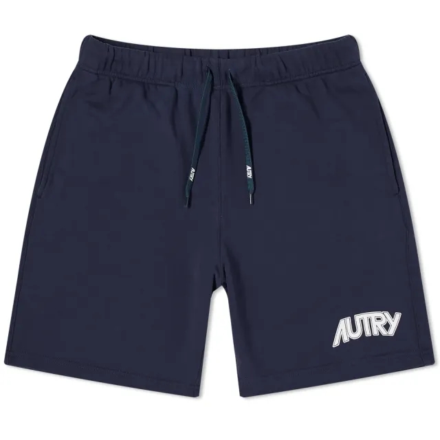 Autry Men's Logo Sweat Short Blue