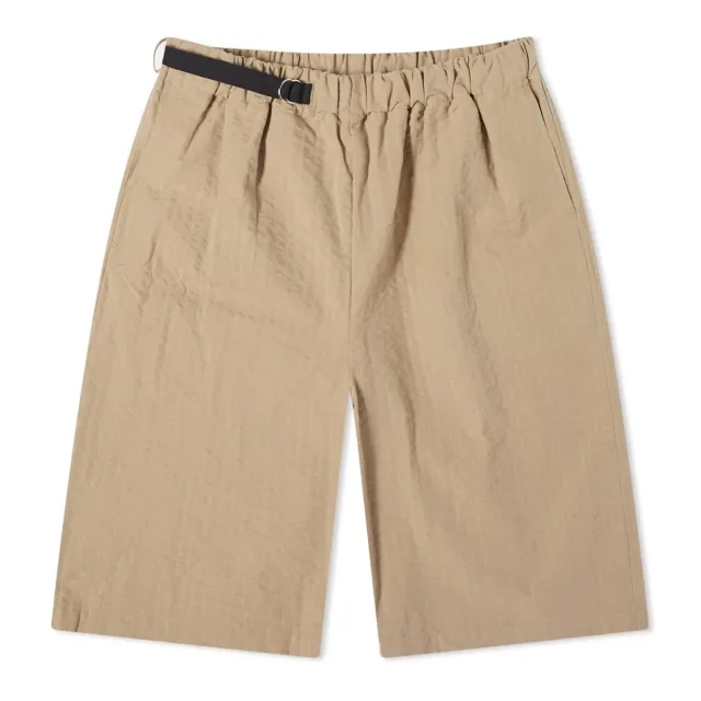 s.k manor hill Men's Palego Shorts Tan Puckered Cotton