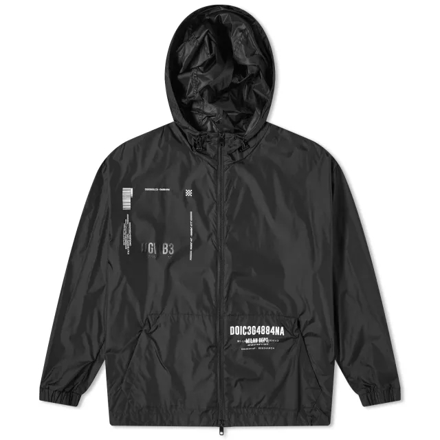 Dolce & Gabbana Men's Vibe Logo Jacket Black