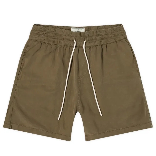 Portuguese Flannel Men's Dogtown Shorts Olive