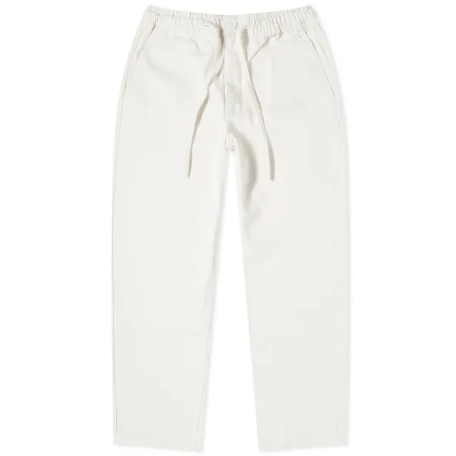 Wax London Men's Kurt Twill Trousers Off White