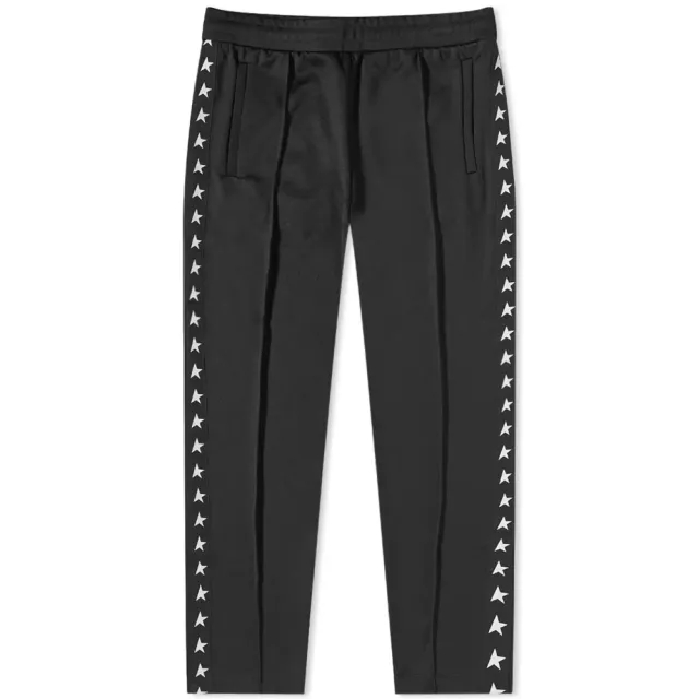 Golden Goose Men's Star Doro Track Pant Black/White