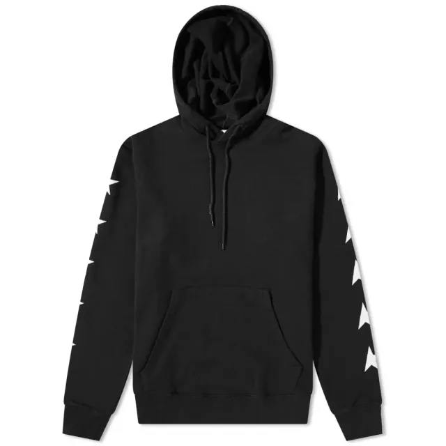 Golden Goose Men's Star Alighiero Hoodie Black/White