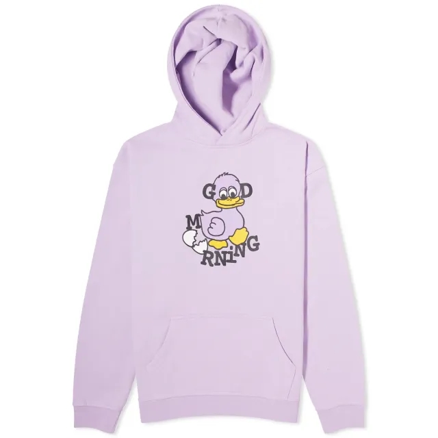 Good Morning Tapes Men's Duck Hoody Lavender