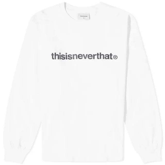 thisisneverthat Men's T-Logo Long Sleeve T-Shirt White