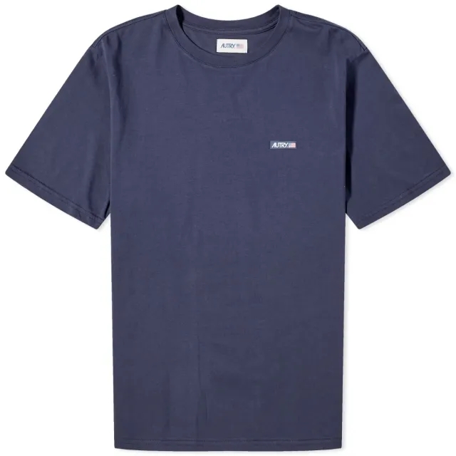 Autry Men's Flag Logo Tee Blue