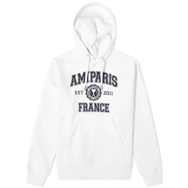 Ami Paris Hoodie Men Hoodies White