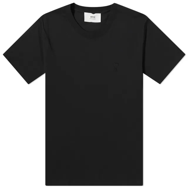 AMI Paris Men's Tonal A Heart T-Shirt Black