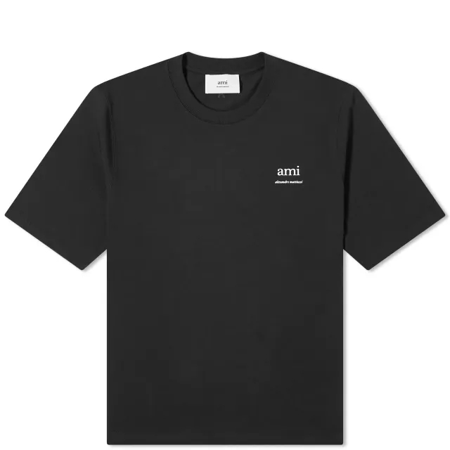 AMI Paris Logo T-Shirt Black