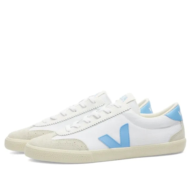Veja Volley Canvas - White Aqua - UK 8
