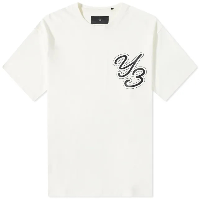 adidas Originals Y-3 Graphic T-Shirt - White, White