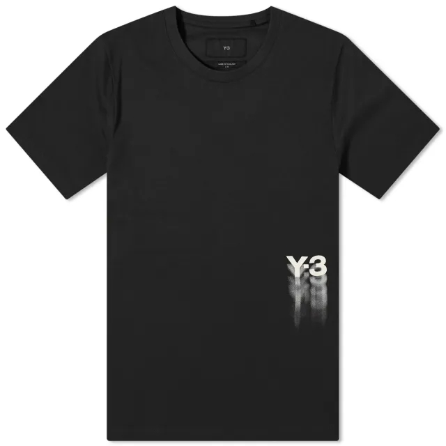 Y-3 Graphic Logo T-Shirt - Black