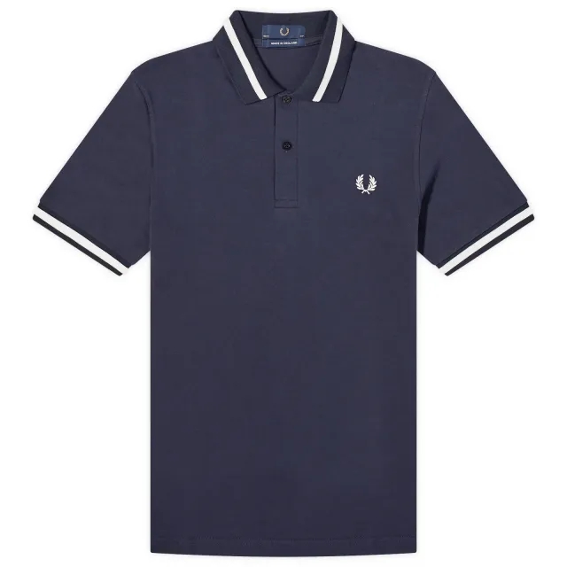 Fred Perry Men's Original Single Tipped Polo Navy