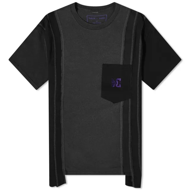Needles Men's 7 Cuts T-Shirt Black