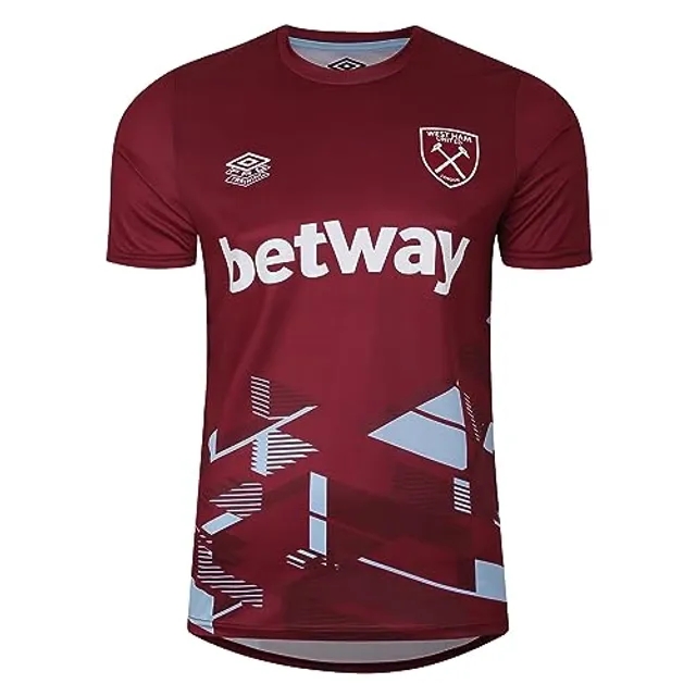Umbro West Ham United Mens SS Pre-Match Home Shirt 2023/24
