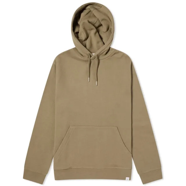 Norse Projects Men's Vagn Classic Hoodie Sediment Green