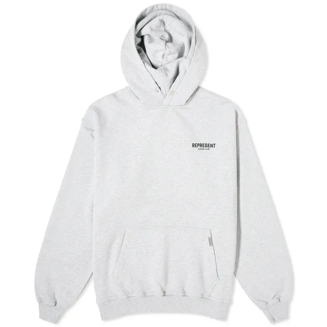Represent Men's Owners Club Hoodie Ash Grey/Black