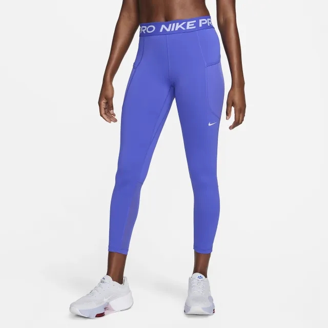 Nike Womens Pro 365 Mid Rise 7 8 Leggings