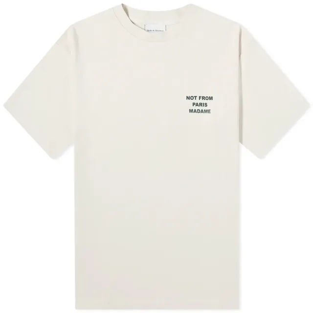 Drôle de Monsieur Le T-Shirt Slogan - Mastic