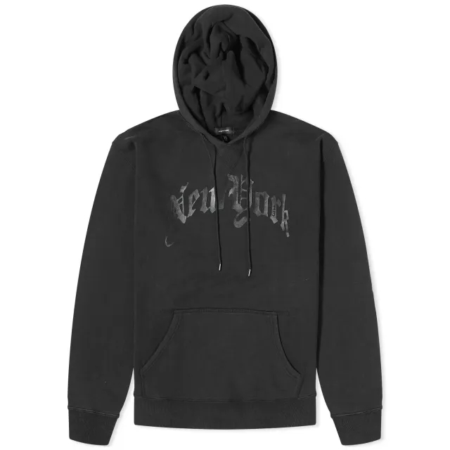 R13 Women's New York Oversized Hoodie Acid Black