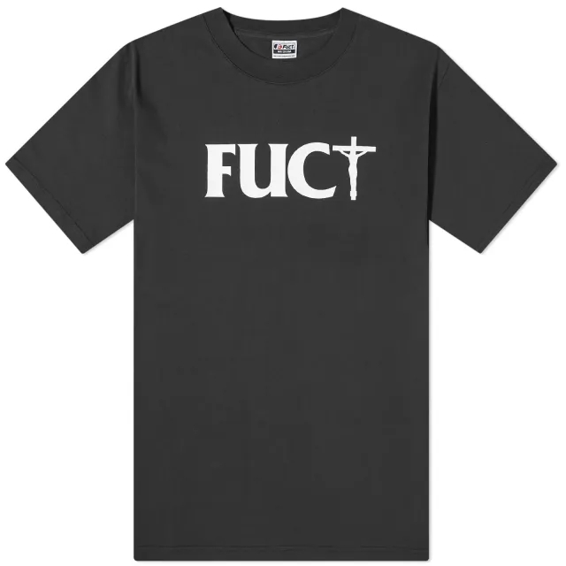 FUCT Men's Crossed Logo T-Shirt Black