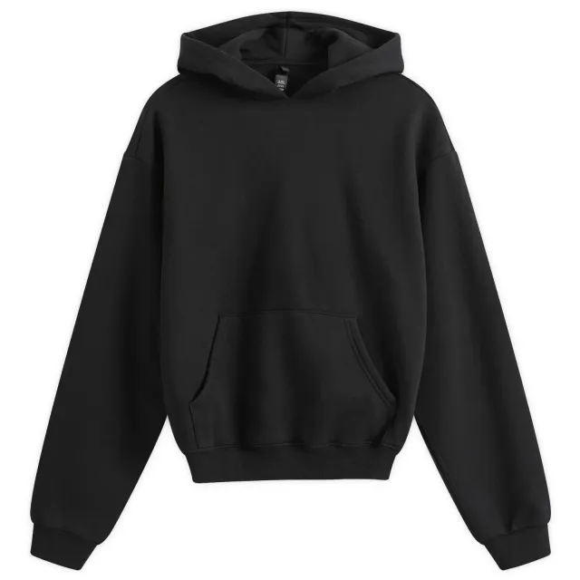 SKIMS Women's Cotton Fleece Pullover Hoodie Onyx