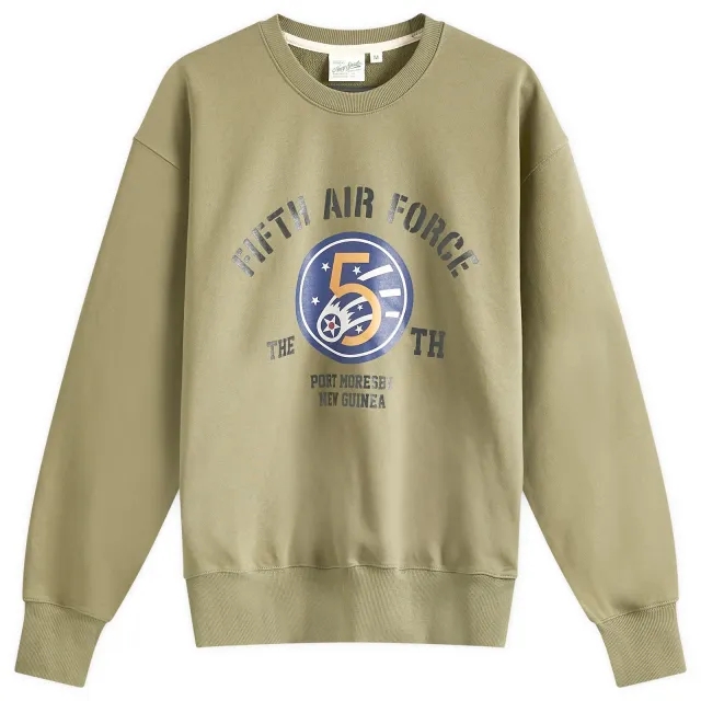 Uniform Bridge Men's 5th Air Force Sweatshirt Olive