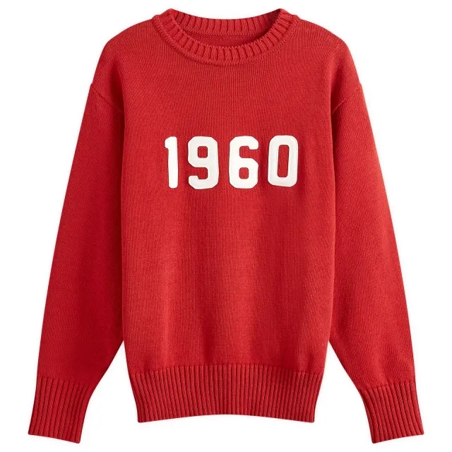 Uniform Bridge Men's 1960 Knit Sweater Burgundy