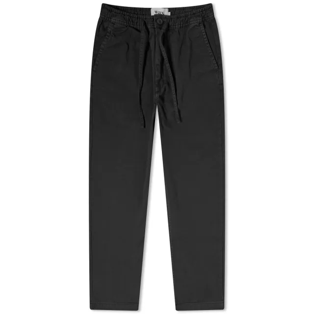 Wax London Men's Kurt Twill Trousers Black