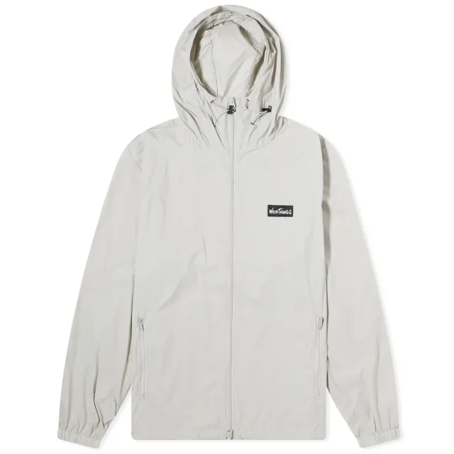 Wild Things Men's Packable Hooded Jacket Light Grey