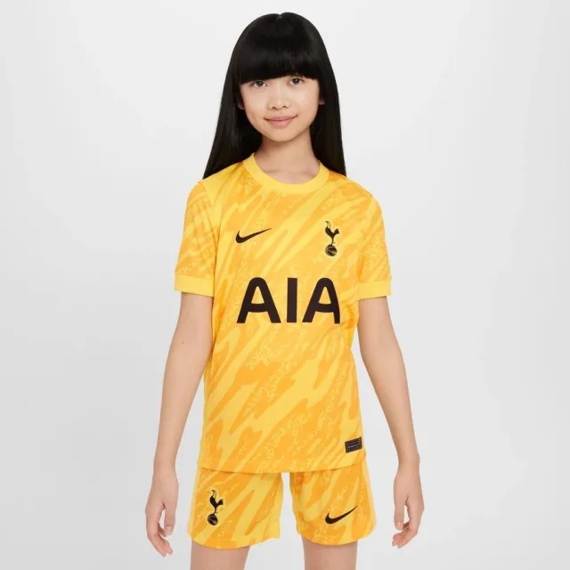 Nike Tottenham Hotspur Kids LS Goalkeeper Home Shirt 2024/25