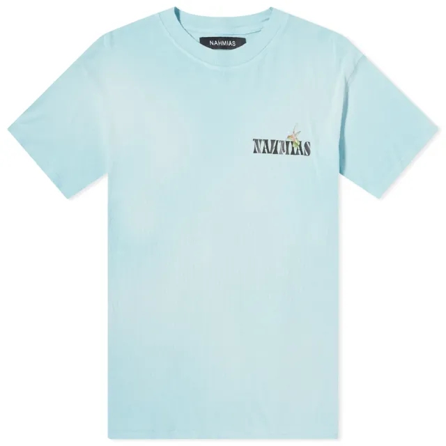 Nahmias Men's Hummingbird T-Shirt Faded Marine Blue
