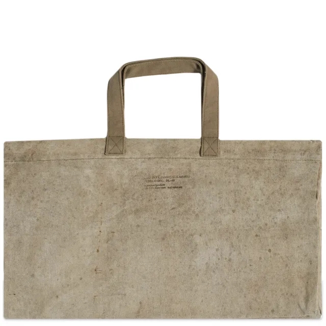 Puebco Vintage Tent Fabric Bag - Large Olive