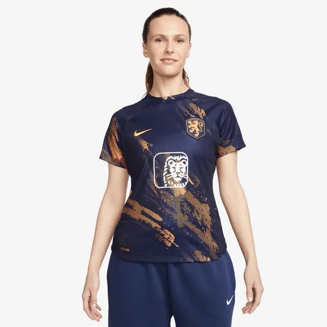 Nike Netherlands Womens SS Pre-Match Away Shirt 2023