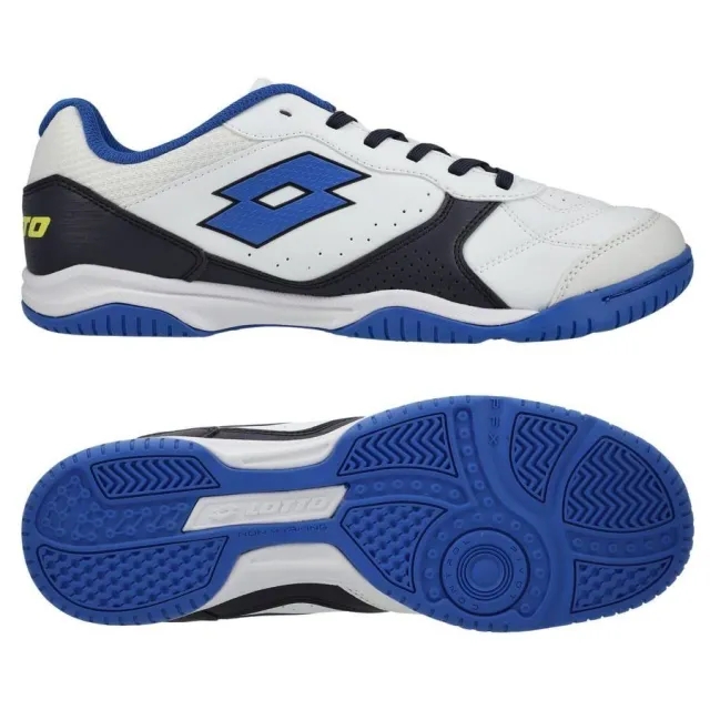 Lotto Tacto 300 Vii Id - All White/Dazzling Blue/Navy Blue - ['White']