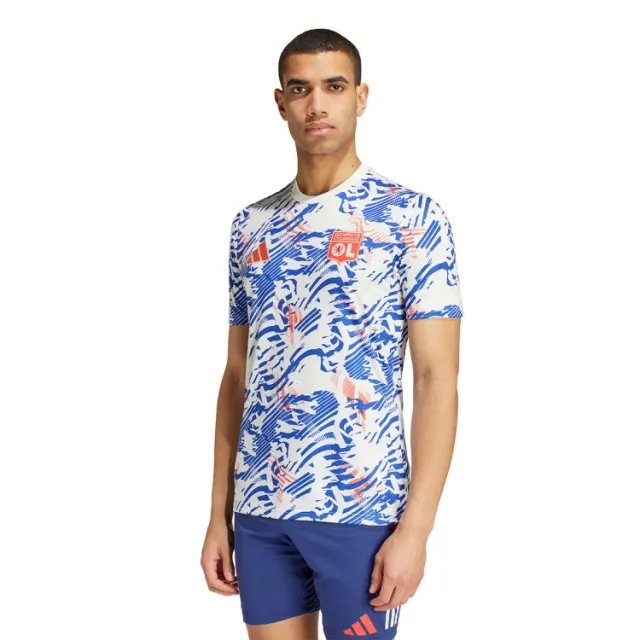 adidas Lyon Mens SS Pre-Match Away Shirt 2024/25