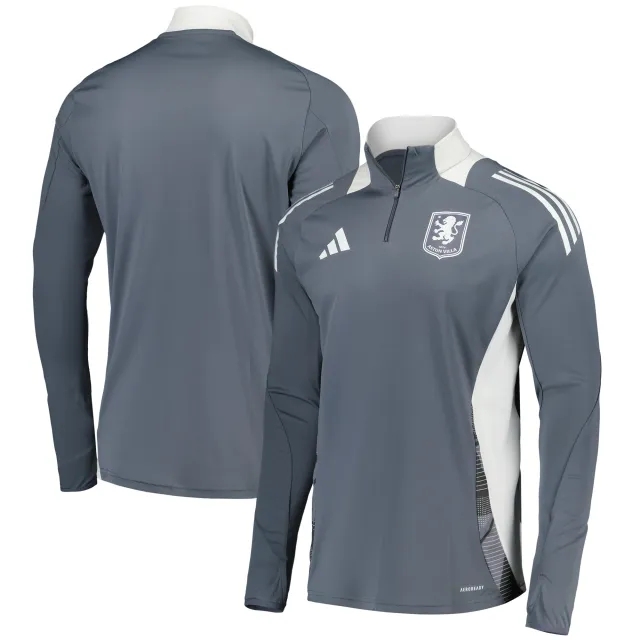 Aston Villa adidas Training Top - Grey