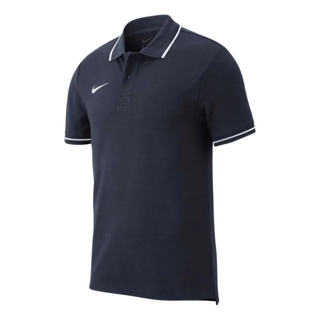 Nike Team Club 19 Short Sleeve Polo  - Blue