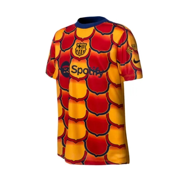 Nike Barcelona Kids SS Pre-Match Away Shirt 2023/24
