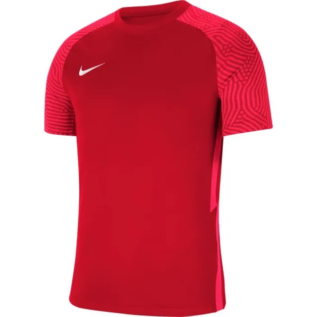 Nike Dri Fit Strike 2 Short Sleeve T-shirt  - Red
