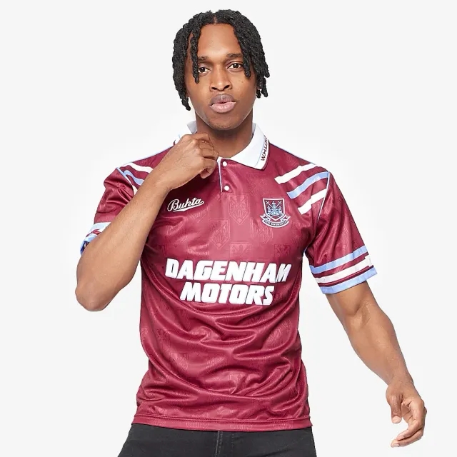 Score Draw West Ham United 1992 Bukta Shirt